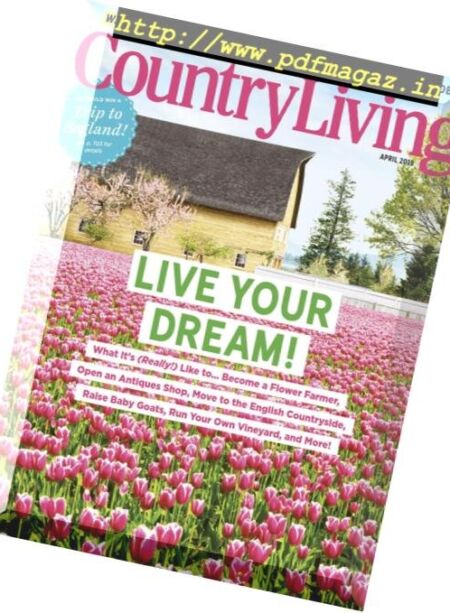 Country Living USA – April 2019 Cover
