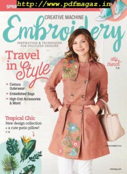 Creative Machine Embroidery – March 2019