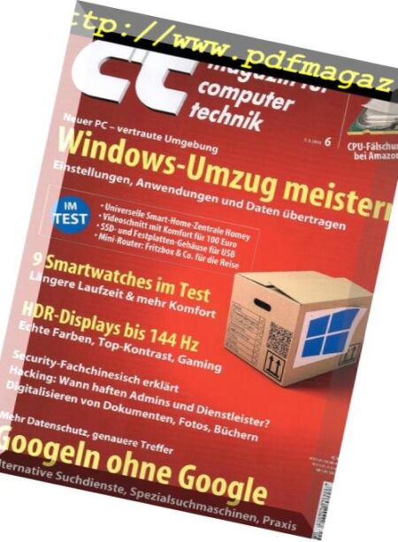 c’t Magazin – 2 Marz 2019 Cover