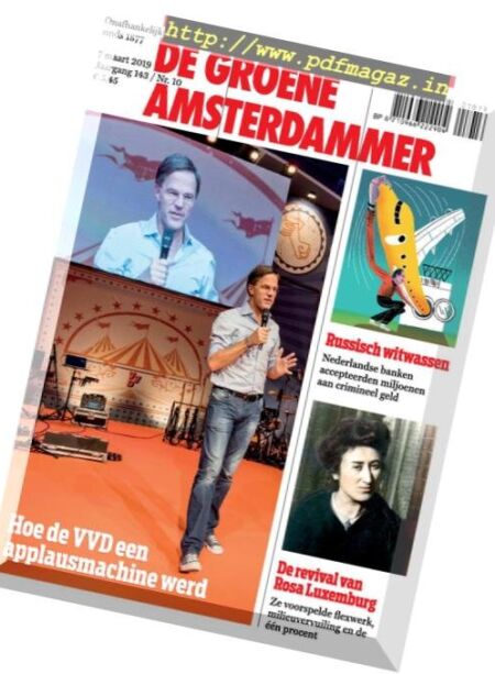 De Groene Amsterdammer – 08 maart 2019 Cover