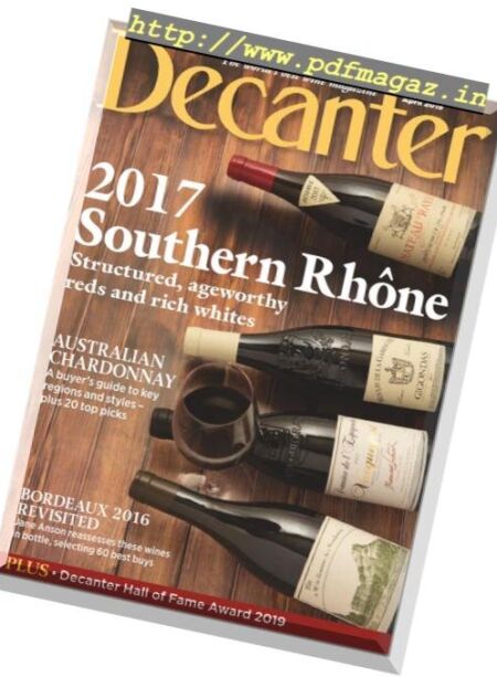 Decanter UK – April 2019 Cover