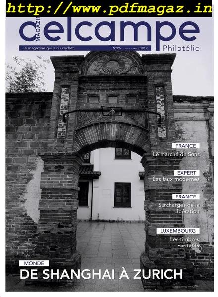 Delcampe Magazine Philatelie – mars-avril 2019 Cover