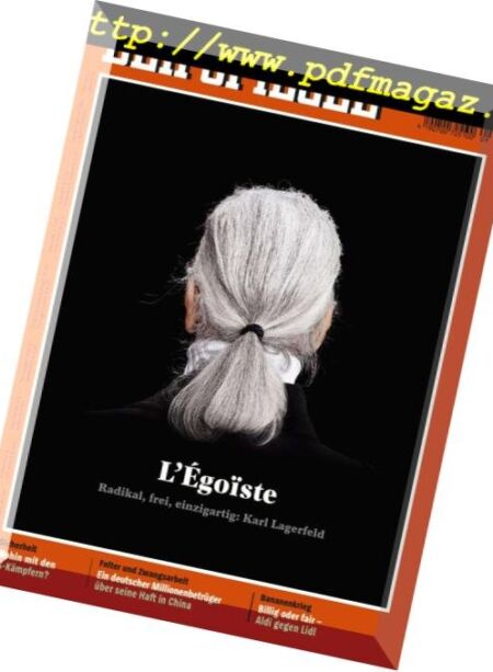 Der Spiegel – 23 Februar 2019 Cover