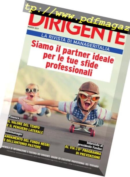 Dirigente – Marzo 2019 Cover