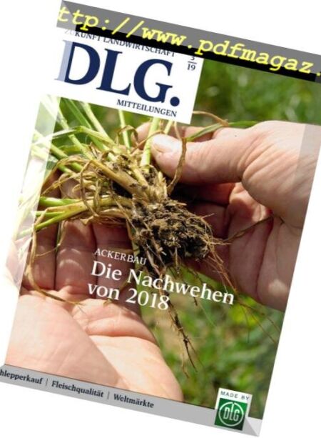 DLG Mitteilungen – Februar 2019 Cover