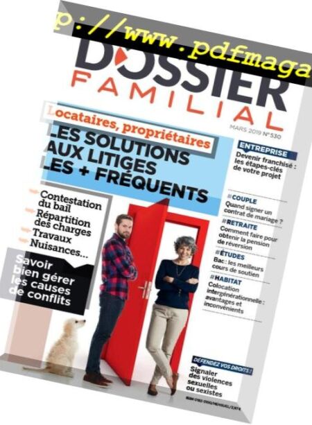 Dossier Familial – mars 2019 Cover