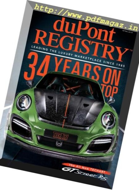 duPont Registry – April 2019 Cover