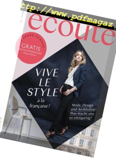 ecoute – Marz 2019 Cover
