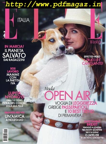 Elle Italia – 30 marzo 2019 Cover