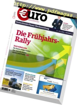 Euro am Sonntag – 09 Marz 2019