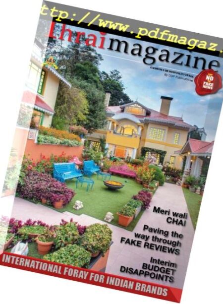 FHRAI Magazine – March 2019 Cover