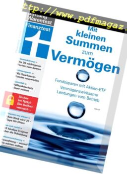 Finanztest – Marz 2019