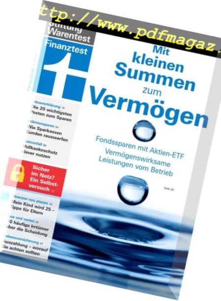 Finanztest – Marz 2019 Cover