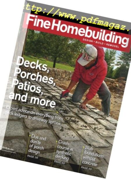 Fine Homebuilding – May 2019 Cover