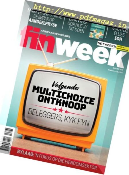 Finweek Afrikaans Edition – Februarie 21, 2019 Cover