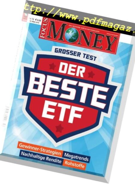 Focus Money – 13 Marz 2019 Cover