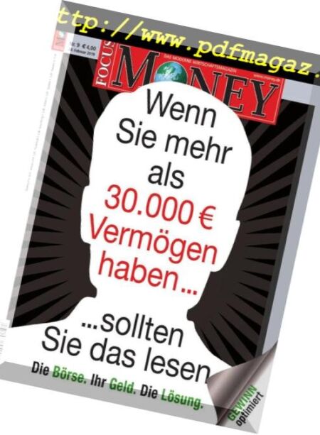 Focus Money – 20 Februar 2019 Cover