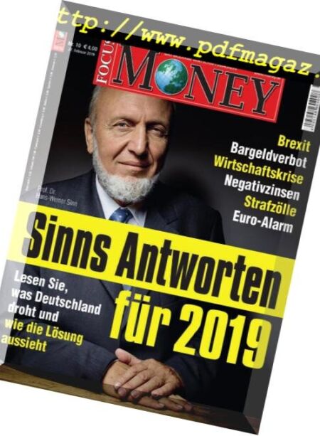 Focus Money – 27 Februar 2019 Cover