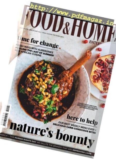 Food & Home Entertaining – March 2019 Cover