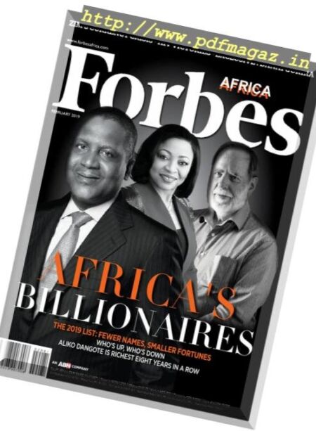 Forbes Africa – February 2019 Cover
