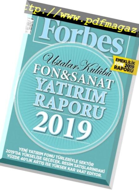Forbes Turkey – Subat 2019 Cover