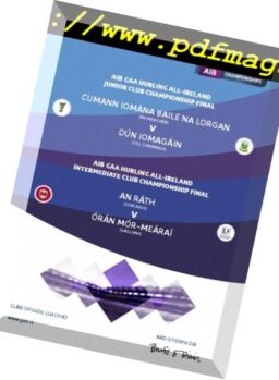 GAA Match Programmes – February 10, 2019