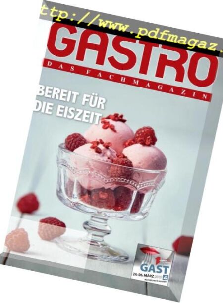 Gastro das Fachmagazin – Marz 2019 Cover