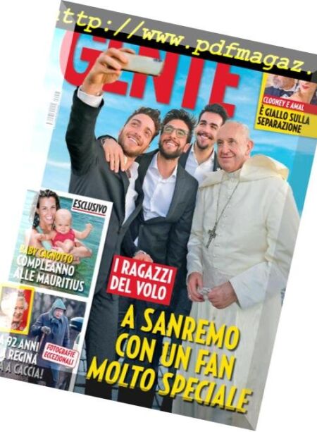 Gente Italia – 09 febbraio 2019 Cover