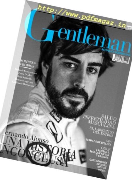 Gentleman Republica Dominicana – Febrero 2019 Cover
