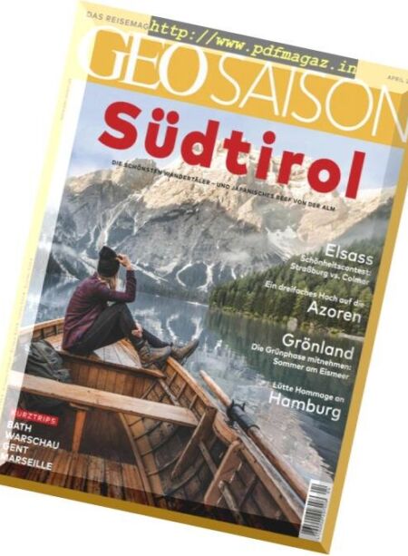 Geo Saison – April 2019 Cover