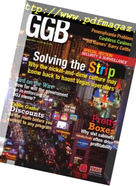 Global Gaming Business – March 2019 Cover