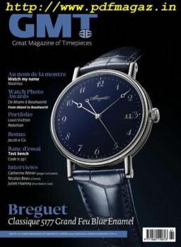 GMT, Great Magazine of Timepieces (French-English) – March 21, 2019
