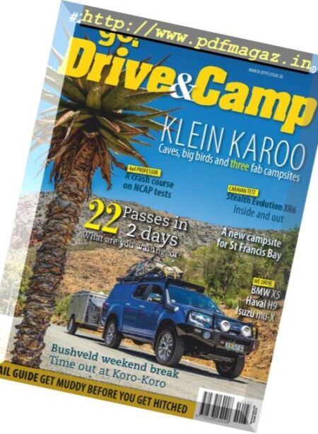 Go! Drive & Camp – March 2019 Cover