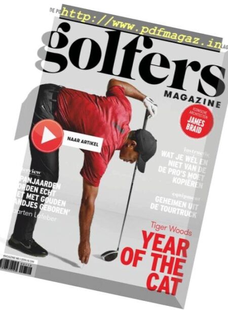 Golfers Magazine – januari 2019 Cover