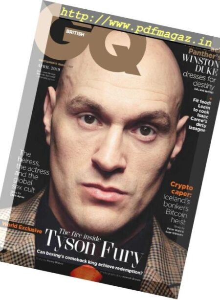 GQ UK – April 2019 Cover