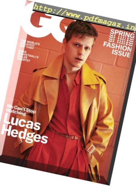 GQ USA – March 2019 Cover