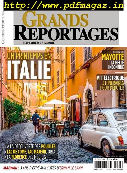 Grands Reportages – mai 2019 Cover