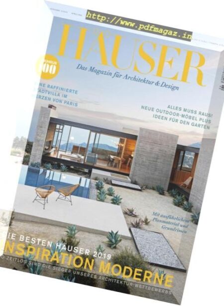 Hauser – April-Mai 2019 Cover