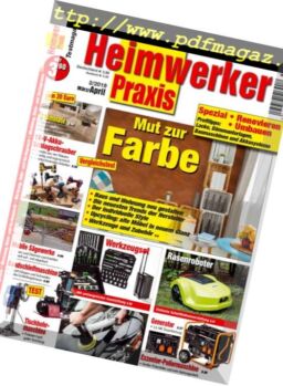 Heimwerker Praxis – Marz-April 2019