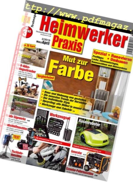 Heimwerker Praxis – Marz-April 2019 Cover