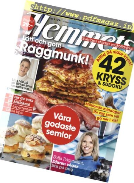 Hemmets Veckotidning – 19 februari 2019 Cover