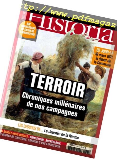 Historia – Mars 2013 Cover