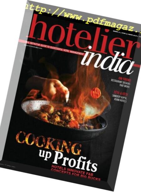 Hotelier India – March 2019 Cover