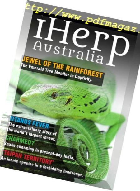 iHerp Australia – January – February 2018 Cover