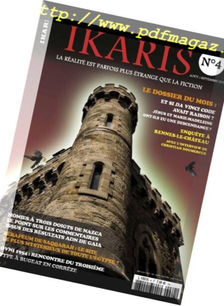Ikaris – aout 2018 Cover