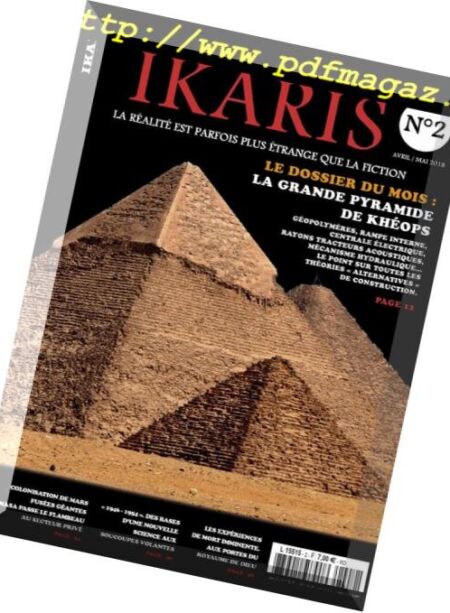 Ikaris – avril 2018 Cover
