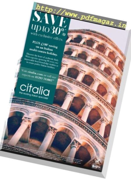 Italia! Magazine – March 2019 Cover