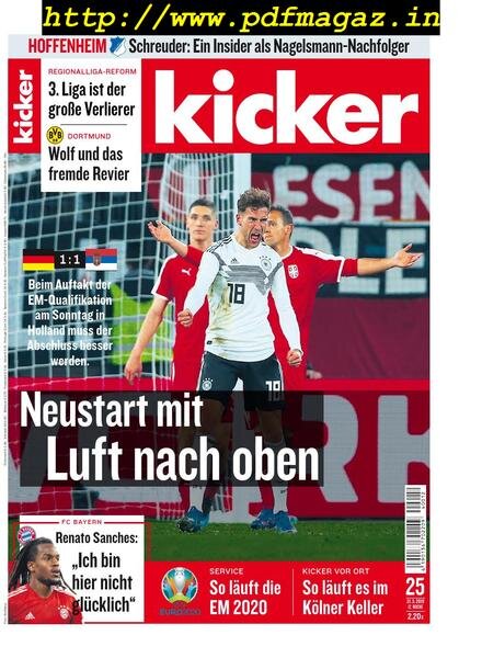 Kicker – 21 Marz 2019 Cover