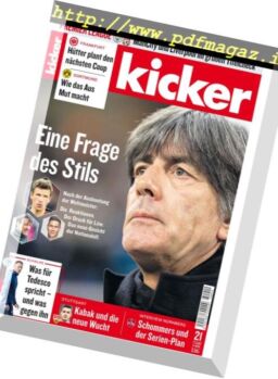 Kicker – 7 Marz 2019