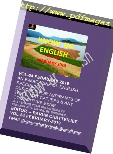 Know Ur English – February 2019 Cover